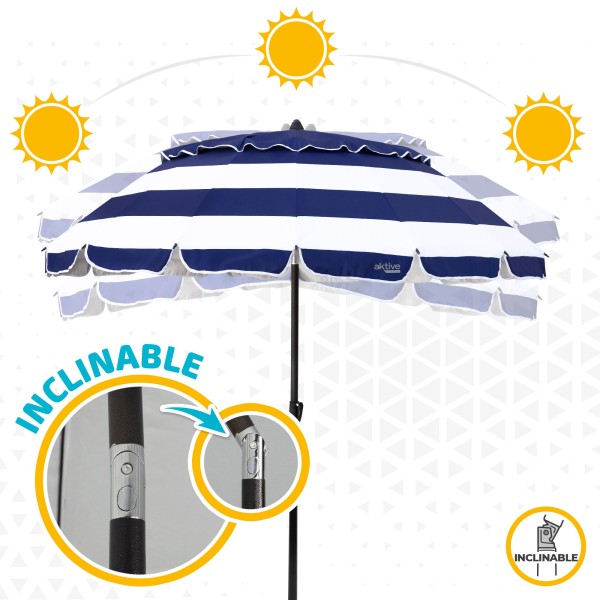 Guarda-sol grande super resistente 2,2m | Distrito