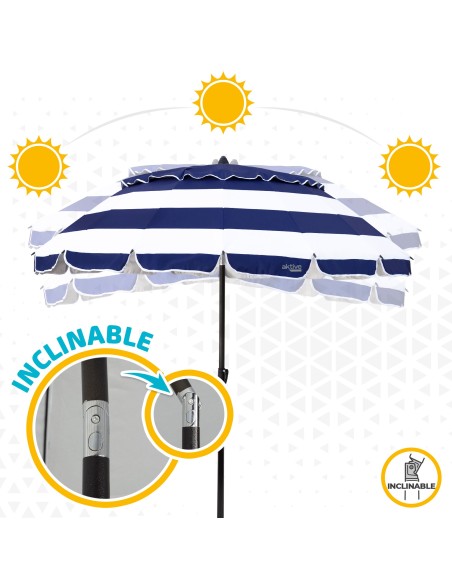 Guarda-sol grande super resistente 2,2m | Distrito