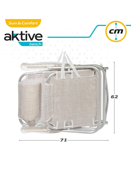 Cadeira dobrável com encosto reclinável | Distria