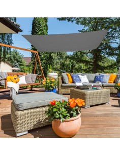 Toldo vela retangular Aktive Garden | Distria 2