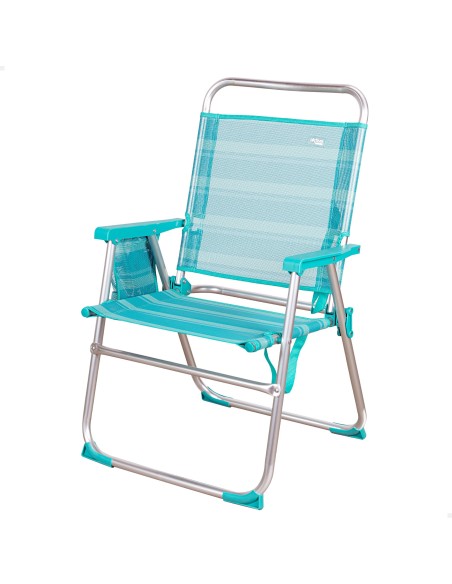 Cadeira dobrável de alumínio - Cadeira de praia | Distria