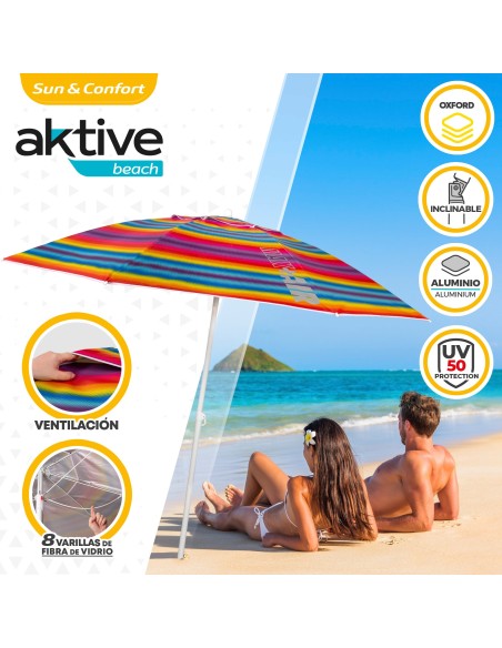 Guarda-sóis à prova de vento com proteção UV | Distria