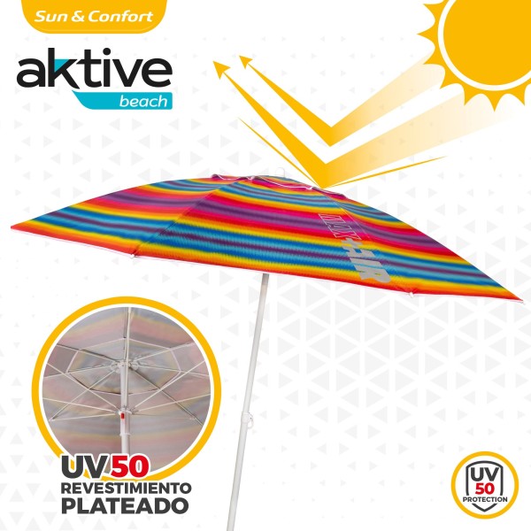 Guarda-sóis à prova de vento com proteção UV | Distria