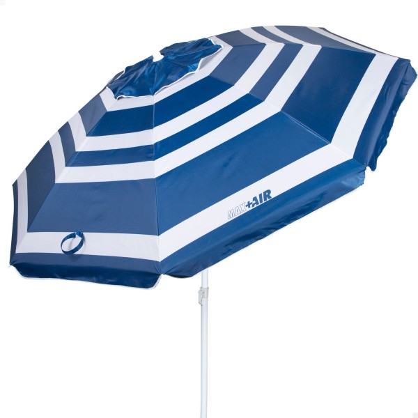 Guarda-sol grande Max Air Ø200 cm riscas | Distria