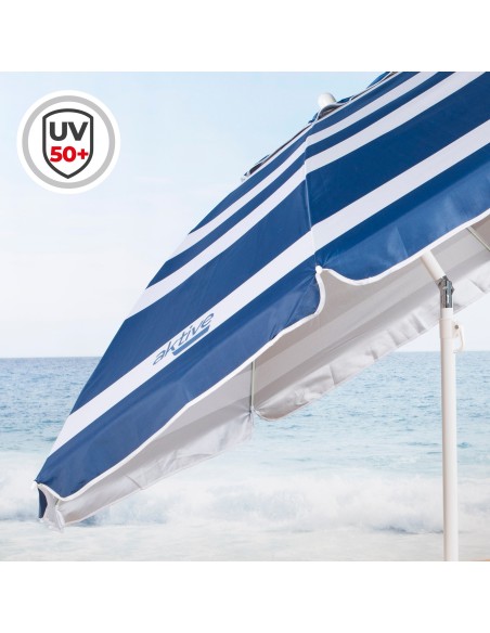 Guarda-sol grande Max Air Ø200 cm riscas | Distria