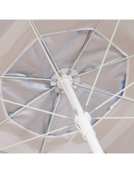Guarda-sol grande Max Air Ø200 cm riscas | Distria