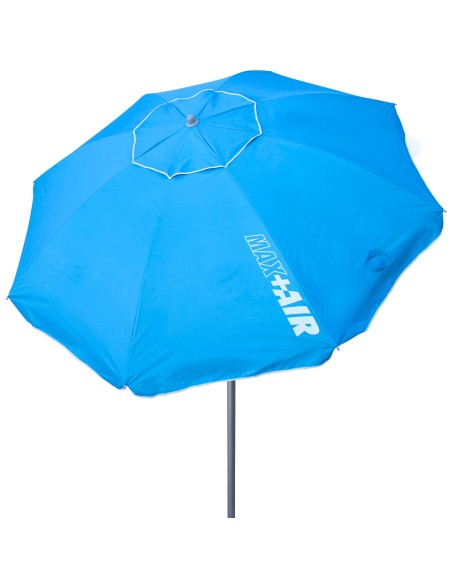 Grande Guarda-sol de Praia Max Air 2.2m Inclinável Azul | Distria