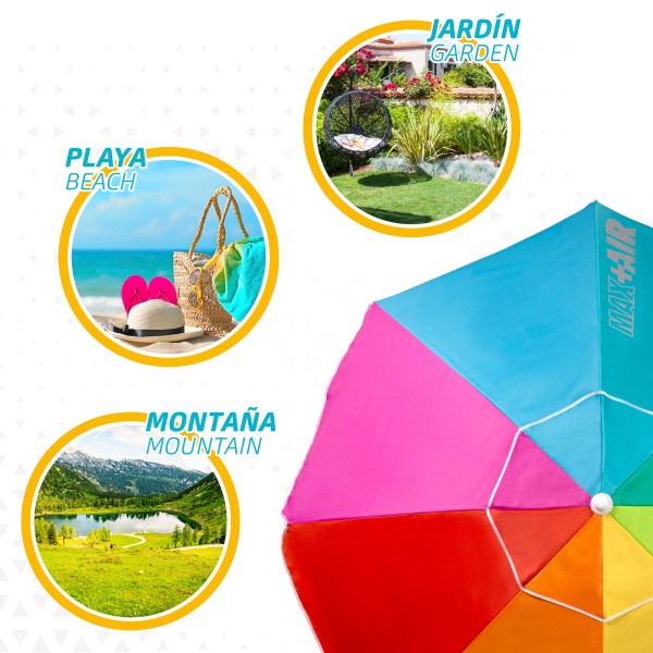 Guarda-sol com 200 cm -Guarda-sóis | Distria