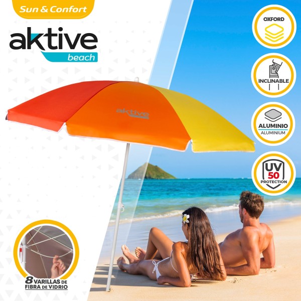 Guarda-sol com proteção 180 cm UV50- Guarda-sóis  | Distria