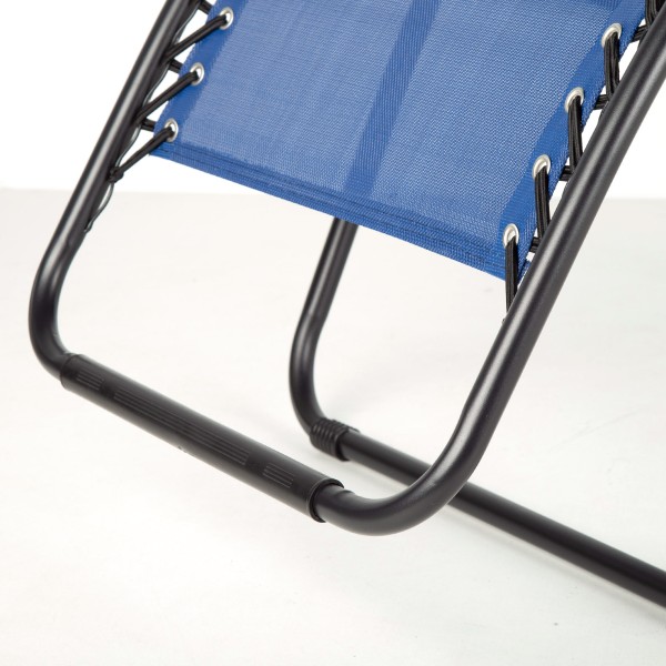 Cadeira dobrável para jardim azul Aktive | Distria