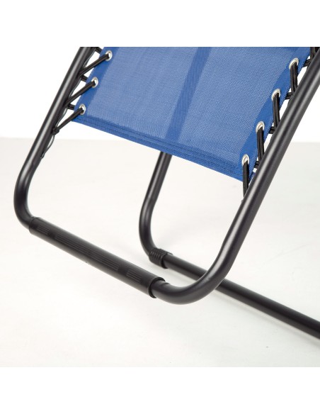Cadeira dobrável para jardim azul Aktive | Distria