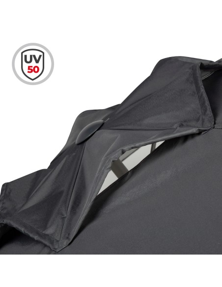 Guarda-sol grande inclinável para jardim UV50 | Distria