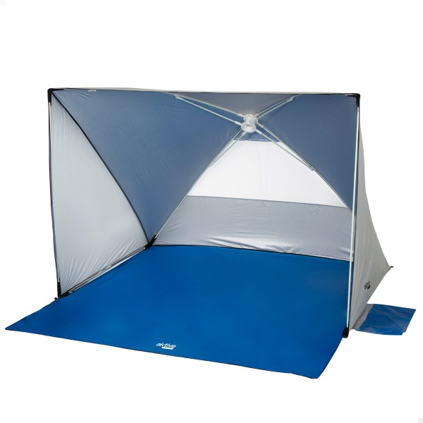 Tenda de praia UV50 azul e cinzento | Distria