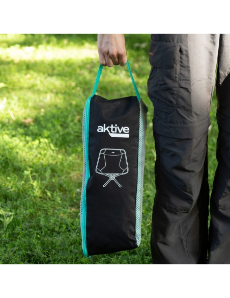 Cadeira dobrável de campismo ultra-compacta Aktive | Distria