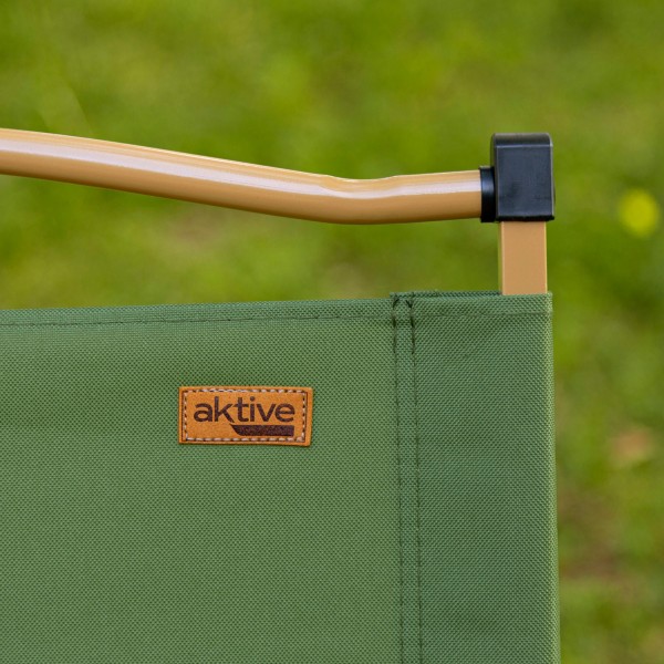 Cadeira dobrável verde Glamping | Distria