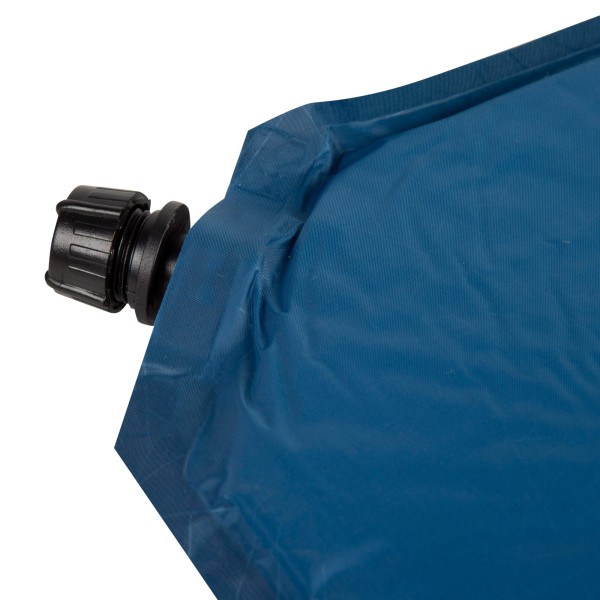 Tapete de campismo insuflável azul | Distria