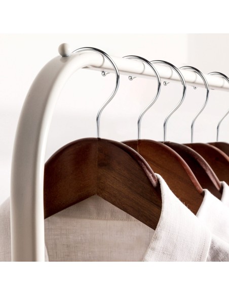 Pack 20 cabides de madeira castanhos Max Home | Distria