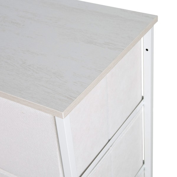 Cómoda branca 6 gavetas Max Home | Distria