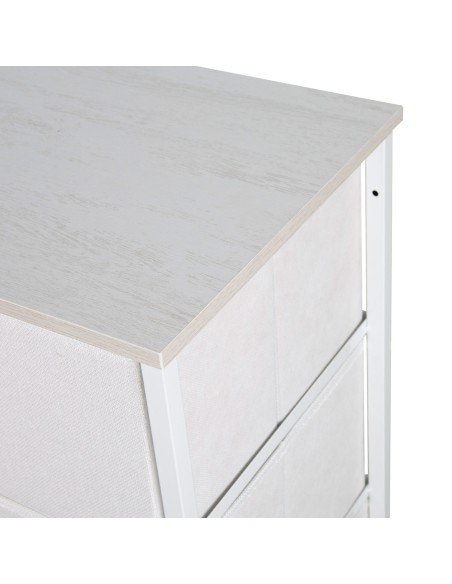 Cómoda branca 6 gavetas Max Home | Distria