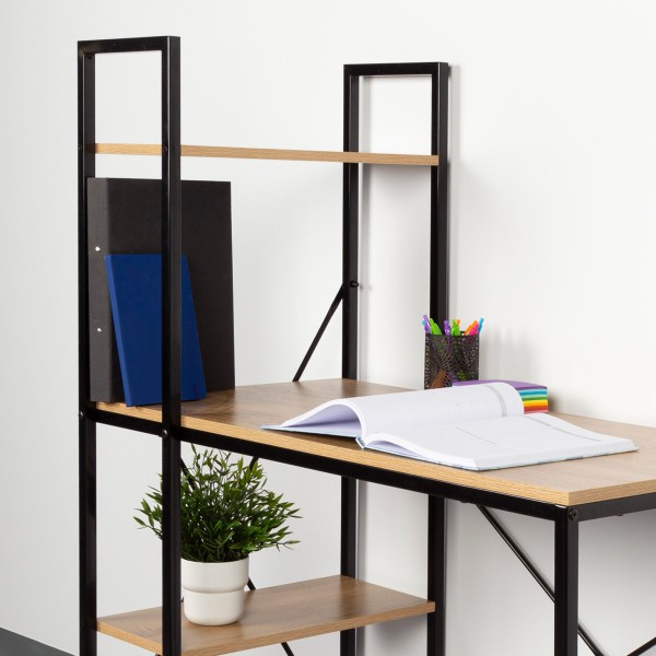 Prateleira de secretária Max Home Desk 120x64x120 cm | Distria