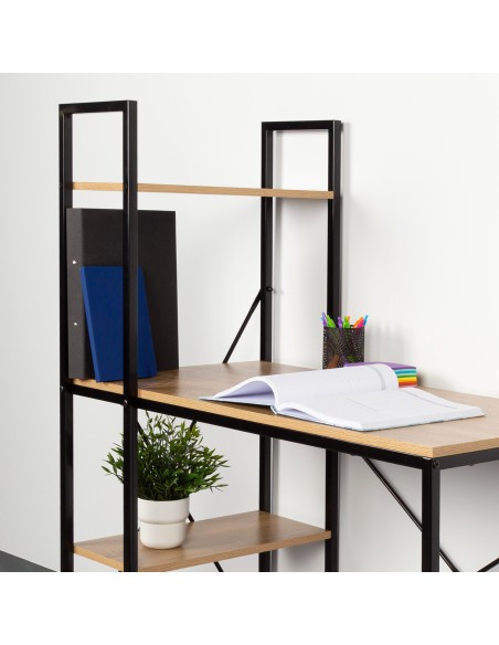 Prateleira de secretária Max Home Desk 120x64x120 cm | Distria