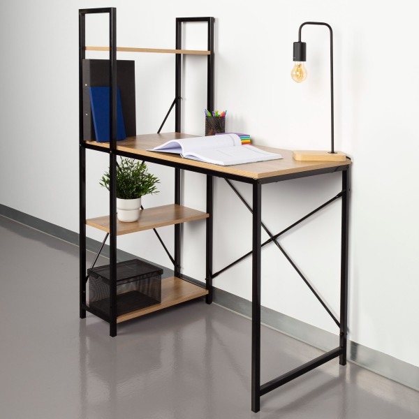 Prateleira de secretária Max Home Desk 120x64x120 cm | Distria