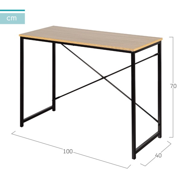 Mesa industrial Max Home 100x40x70 cm | Distria