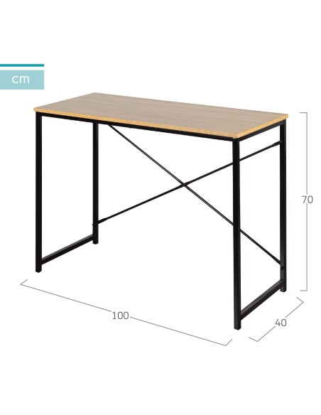 Mesa industrial Max Home 100x40x70 cm | Distria