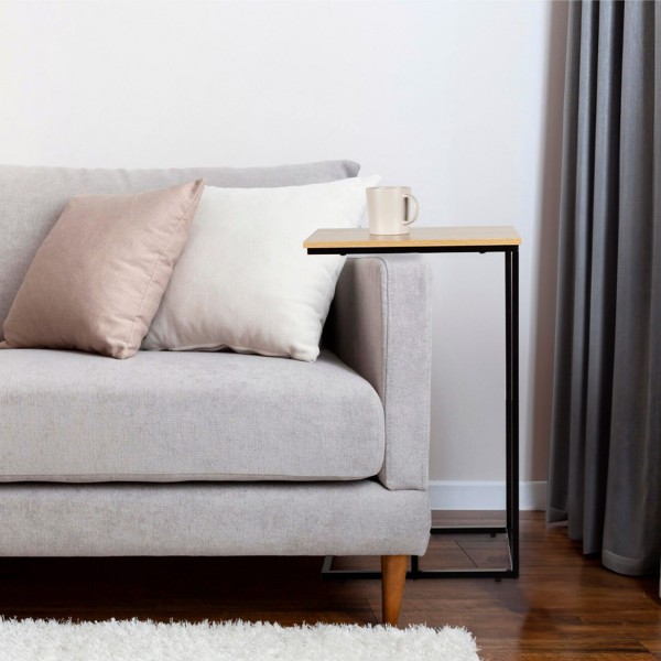 Mesa de apoio em forma de C de estilo industrial | Distria