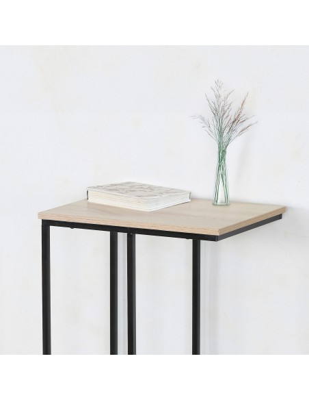 Mesa de apoio em forma de C de estilo industrial | Distria