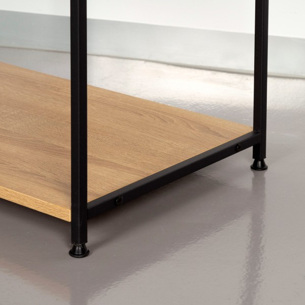 Sapateira de madeira 3 prateleiras 60x40x175 cm | Distria