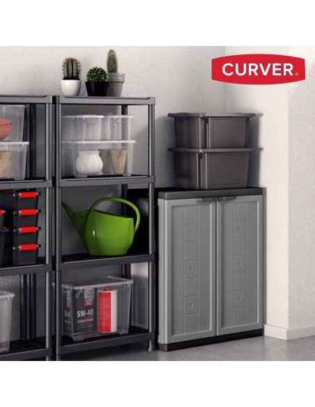Armário base Curver em resina 68x39x87 cm | Distria