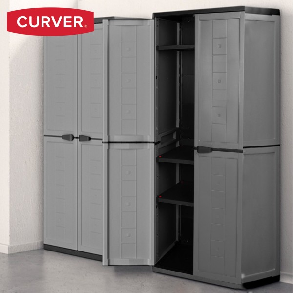 Curver Armário alto em resina 68x39x166 cm | Distria