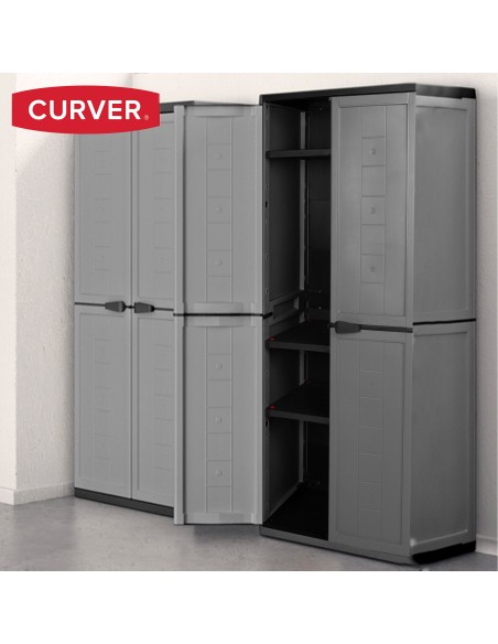 Curver Armário alto em resina 68x39x166 cm | Distria
