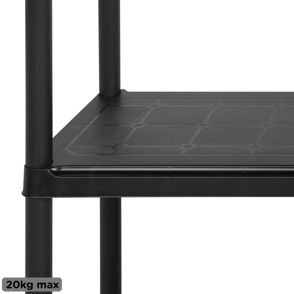 Curver Estante de plástico 5 prateleiras 75x32x176 cm | Distria