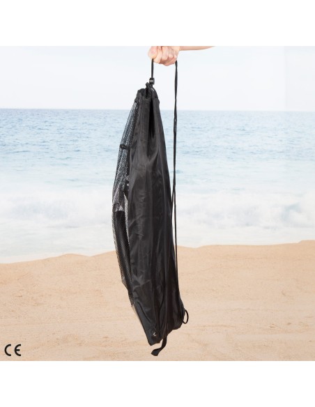 Conjunto de máscara de mergulho adulto com snorkel e nadadeiras, tamanhos 38-42 | Distria