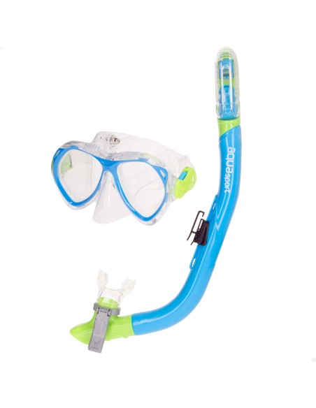 Conjunto de óculos de mergulho infantil com snorkel e suporte para câmera | Distria