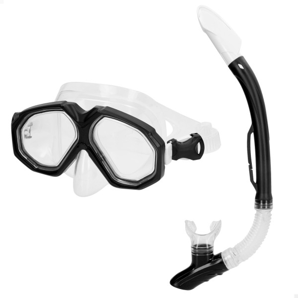 Conjunto de óculos de mergulho e snorkel para adultos | Distria
