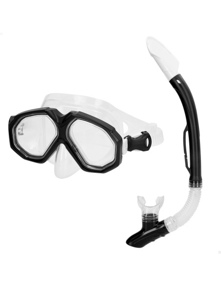 Conjunto de óculos de mergulho e snorkel para adultos | Distria