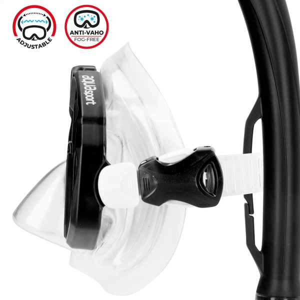 Conjunto de óculos de mergulho e snorkel para adultos | Distria