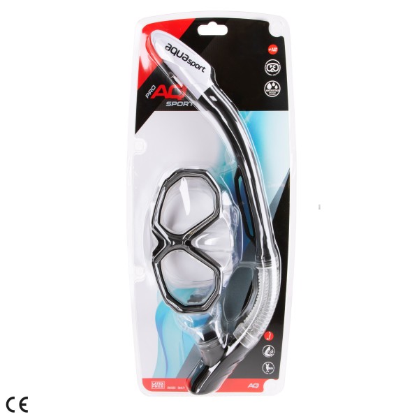 Conjunto de óculos de mergulho e snorkel para adultos | Distria