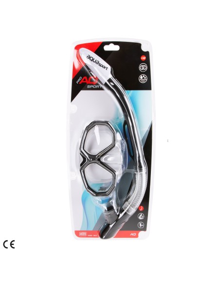Conjunto de óculos de mergulho e snorkel para adultos | Distria