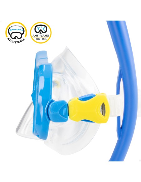 Conjunto de óculos de mergulho e snorkel para crianças | Distria