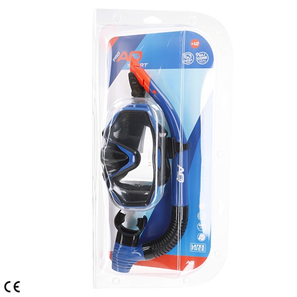 Set de óculos de mergulho adulto visão 150º c/tubo | Distria