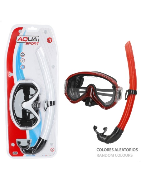 Conjunto de óculos de mergulho e snorkel para adultos | Distria