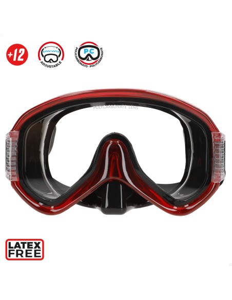 Conjunto de óculos de mergulho e snorkel para adultos | Distria