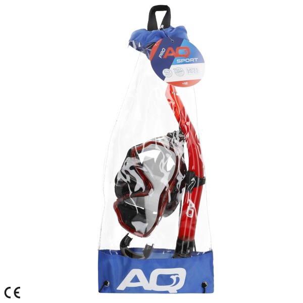Set de óculos de mergulho adulto c/tubo e bolsa | Distria