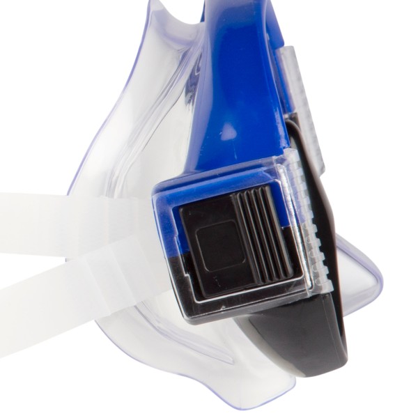 Conjunto de óculos de mergulho para adultos com tubo azul e preto | Distria