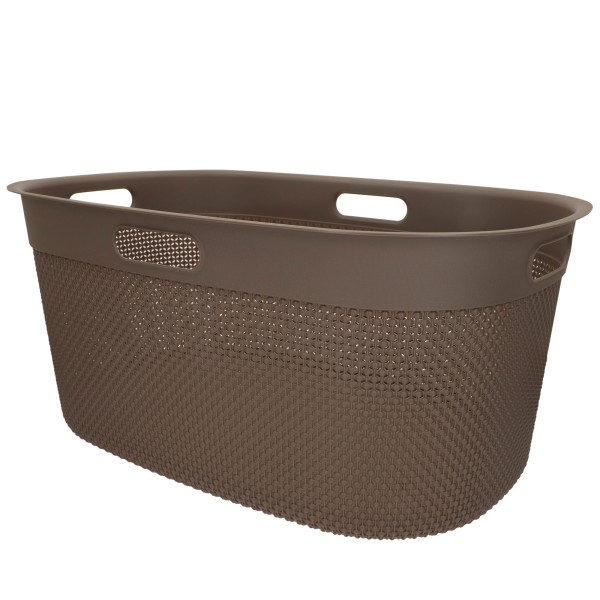 Cesto para roupa suja Filo 45L castanho | Distria