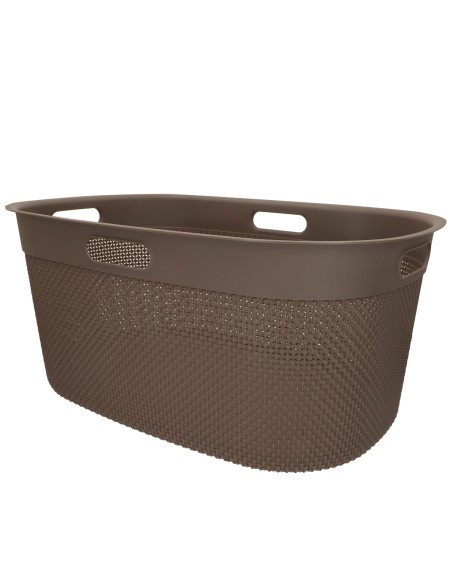 Cesto para roupa suja Filo 45L castanho | Distria